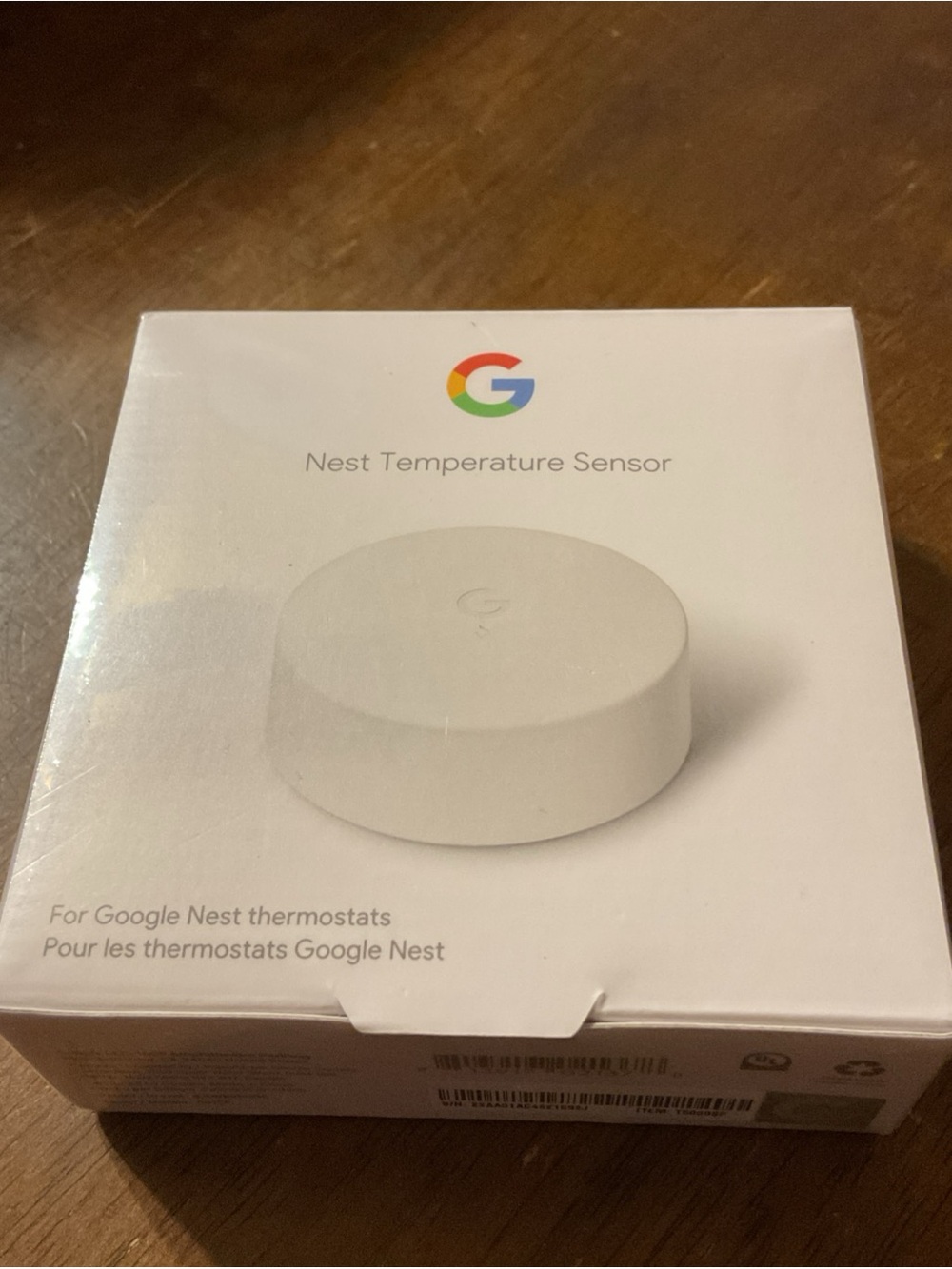Google Nest Temperature Sensor - White